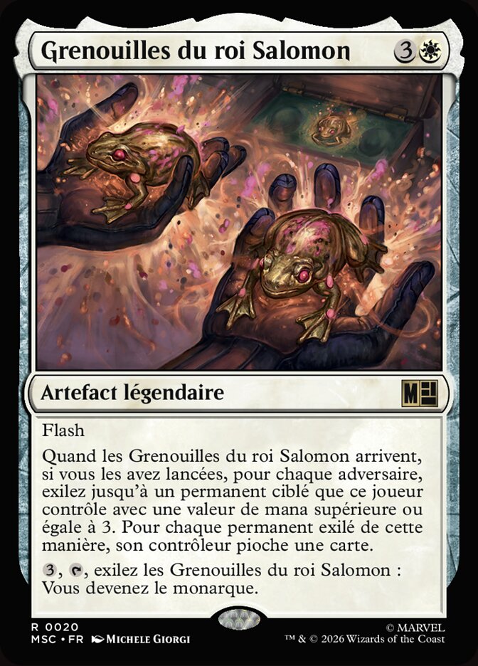 Grenouilles du roi Salomon