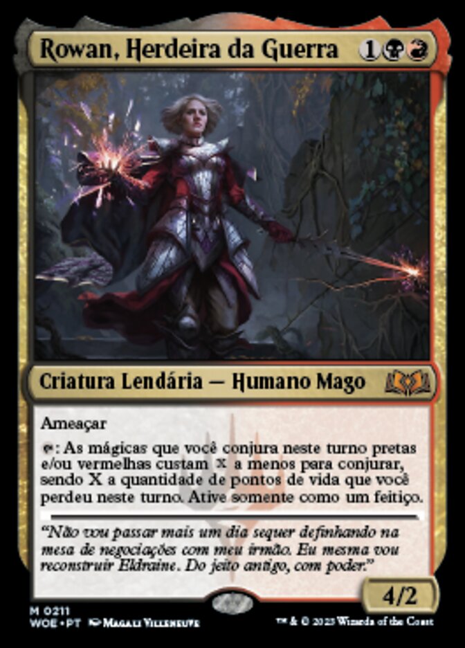Rowan, Herdeira da Guerra