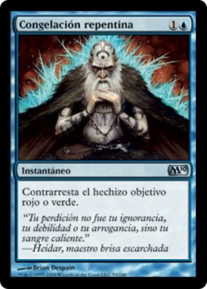 Congelación repentina