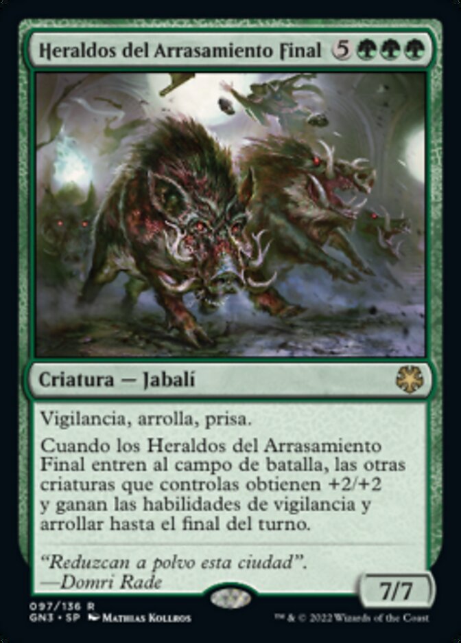 Heraldos del Arrasamiento Final