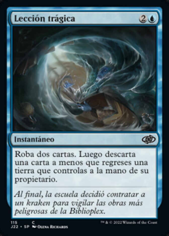 Lección trágica