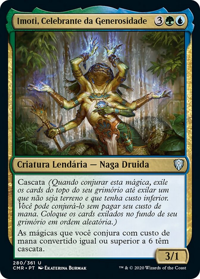 Imoti, Celebrante da Generosidade