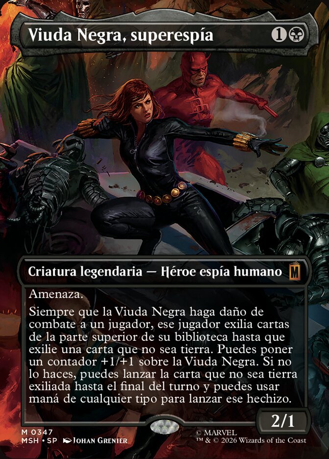 Viuda Negra, superespía