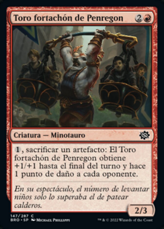 Toro fortachón de Penregon