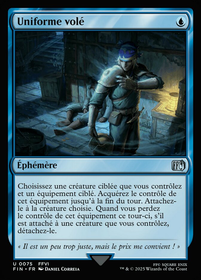 Uniforme volé