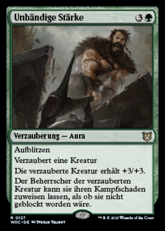Unbändige Stärke