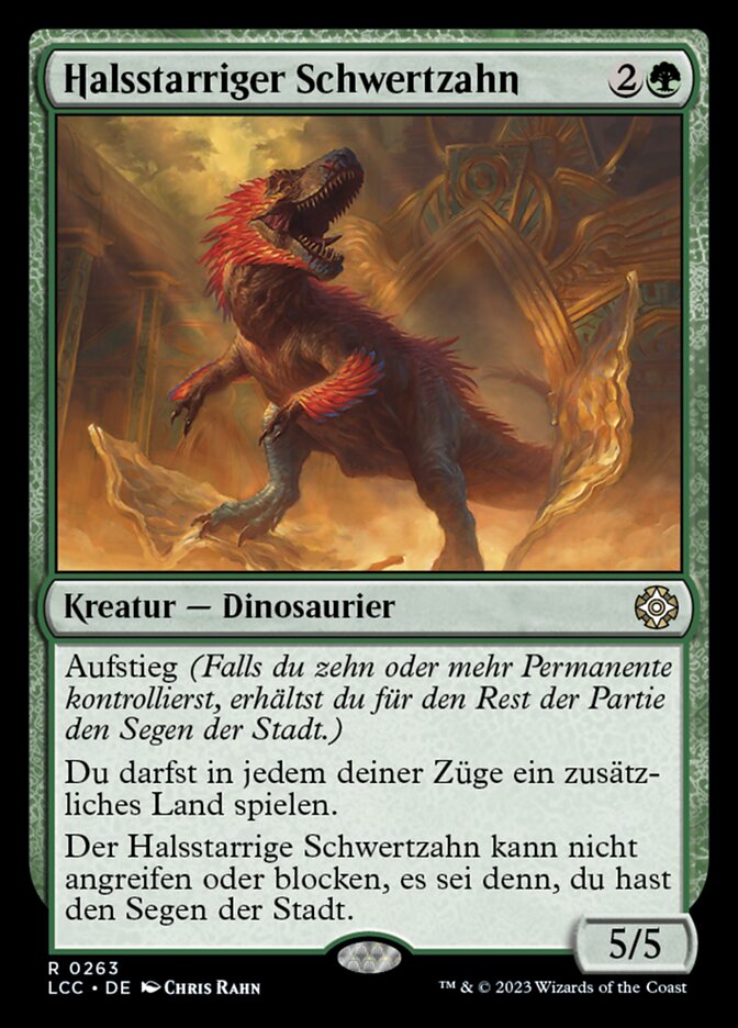Halsstarriger Schwertzahn