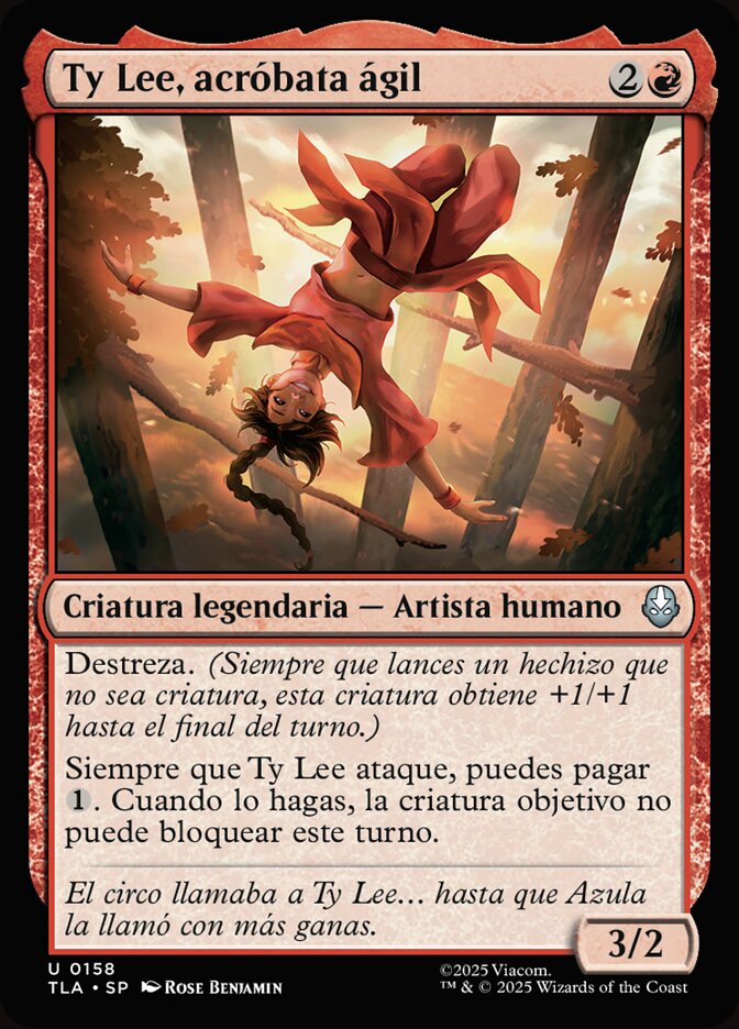 Ty Lee, acróbata ágil