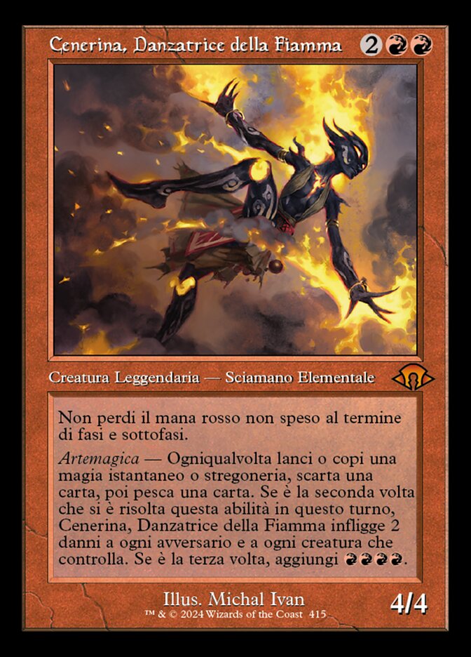 Cenerina, Danzatrice della Fiamma