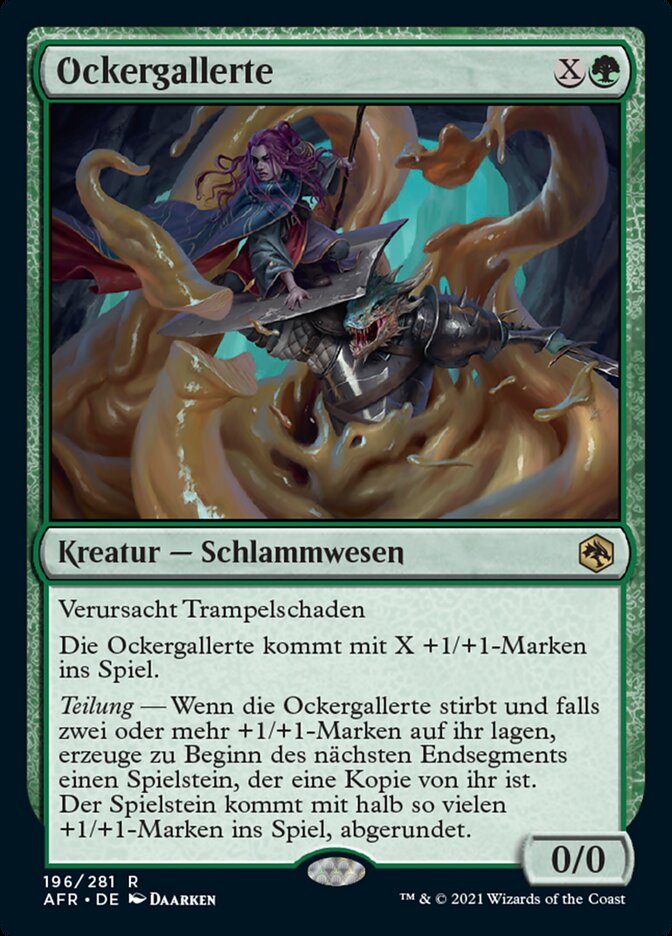 Ockergallerte