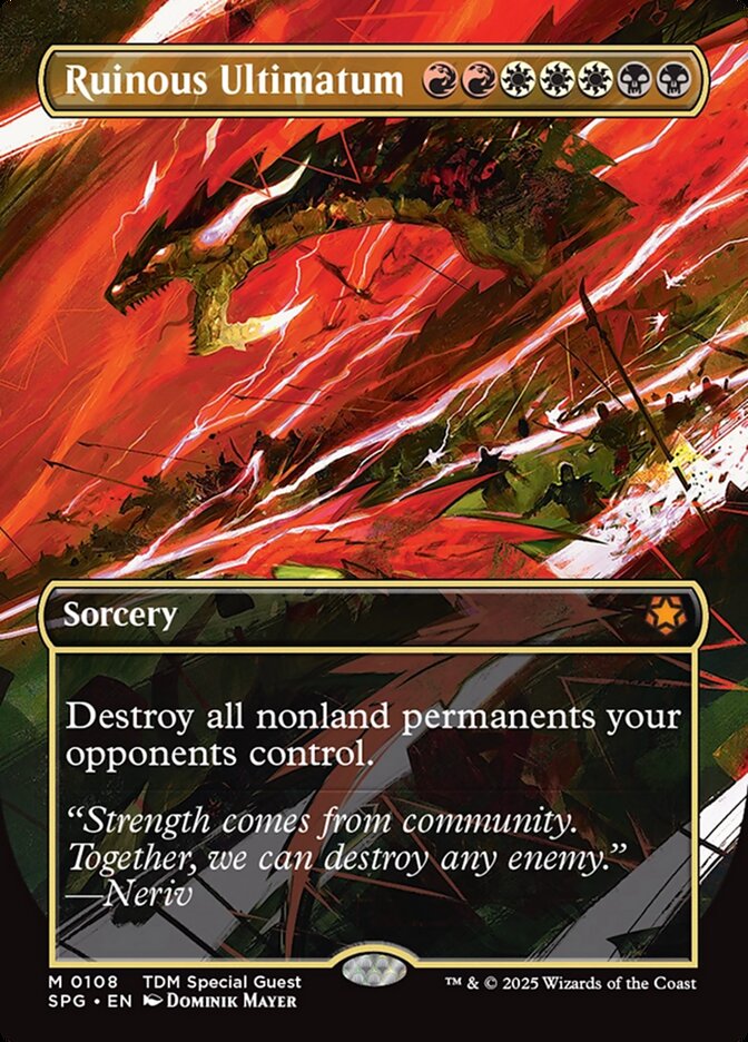 Ruinous Ultimatum