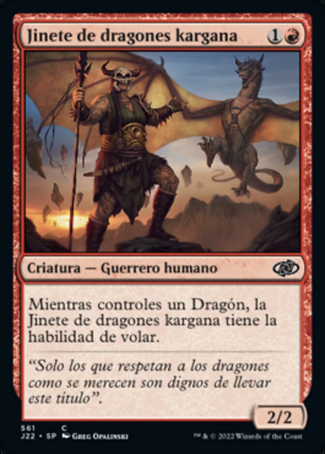 Jinete de dragones kargana