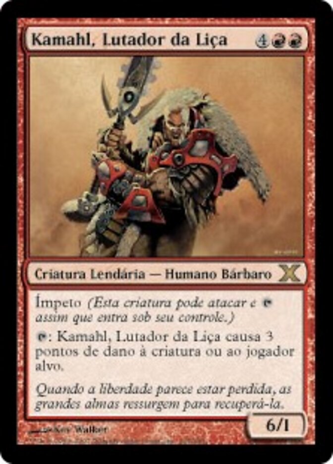 Kamahl, Lutador da Liça