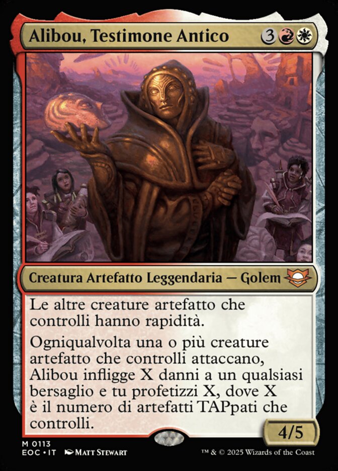Alibou, Testimone Antico
