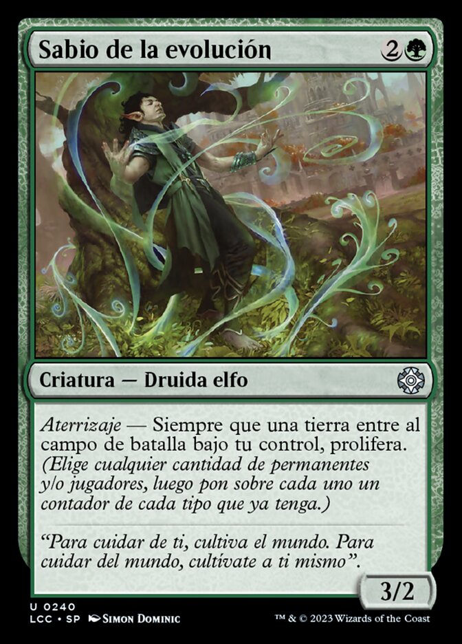 Sabio de la evolución