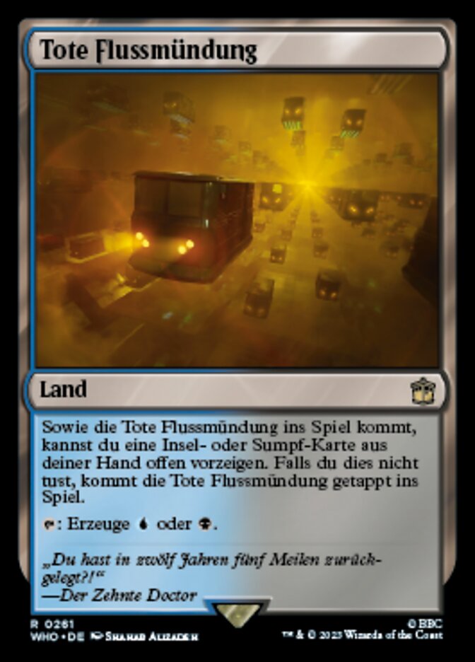 Tote Flussmündung