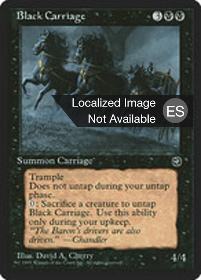Carruaje negro