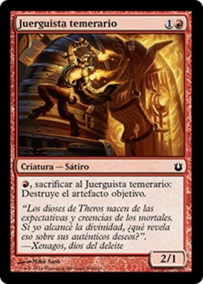 Juerguista temerario