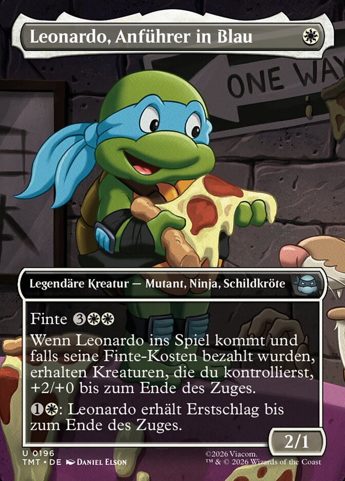 Leonardo, Anführer in Blau