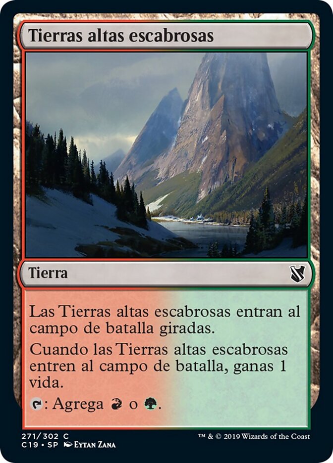 Tierras altas escabrosas