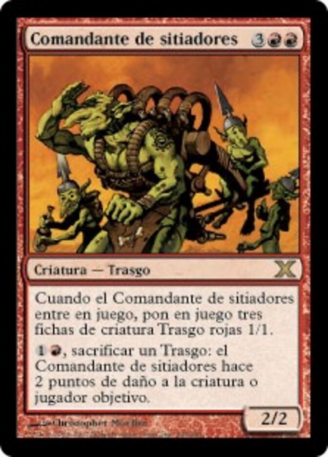 Comandante de sitiadores