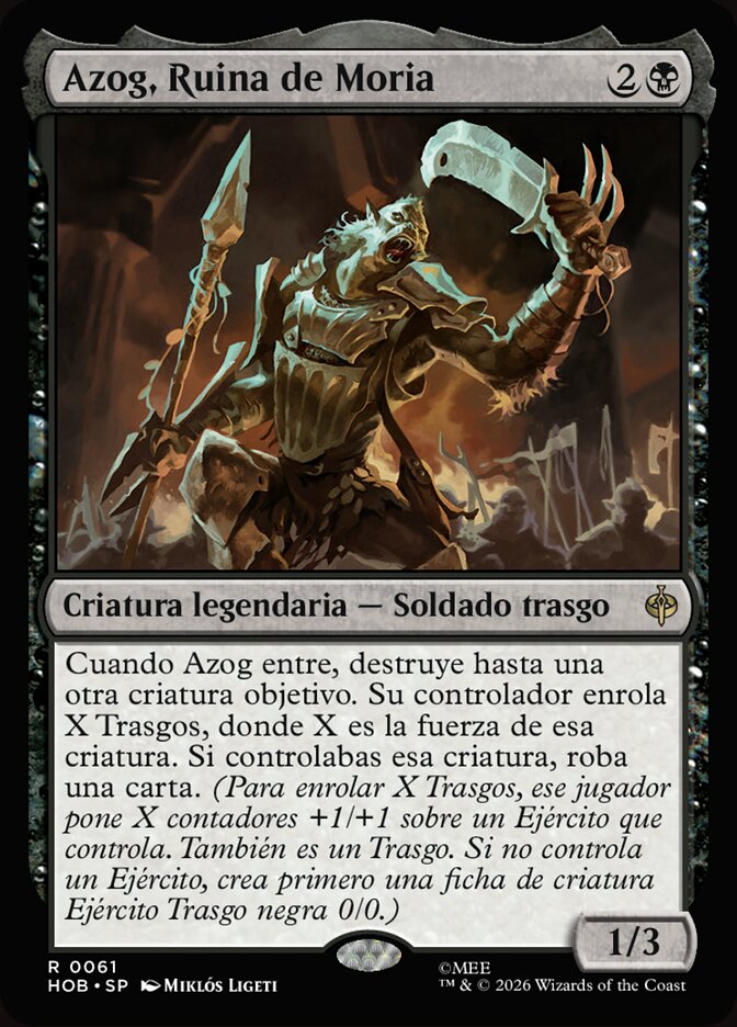 Azog, Ruina de Moria