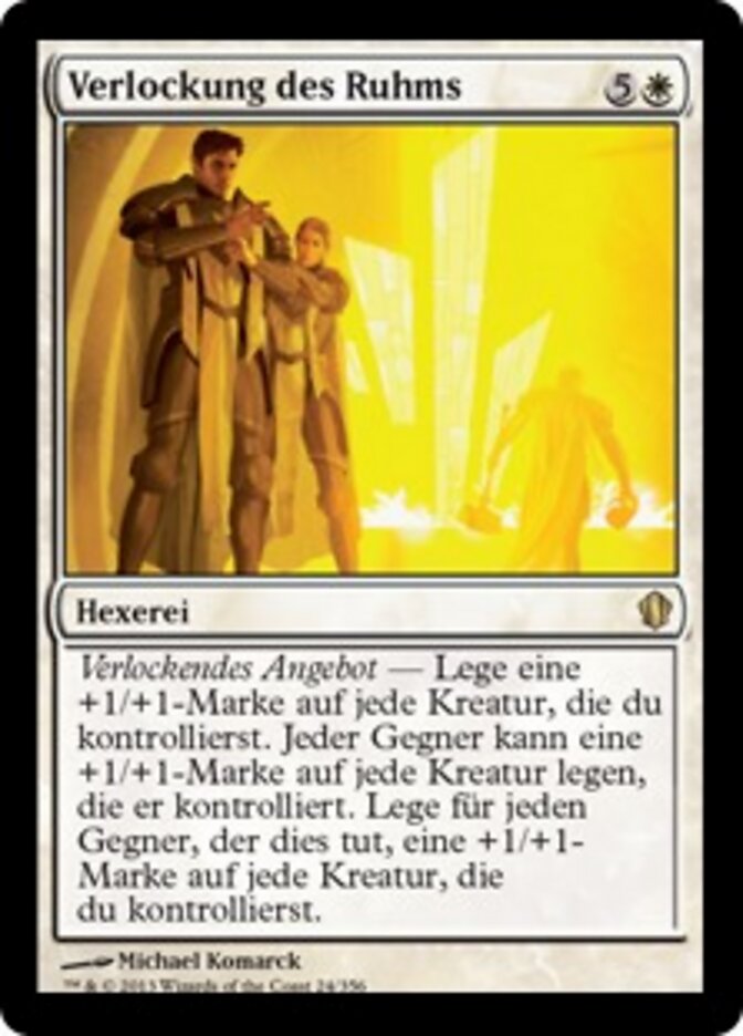 Verlockung des Ruhms