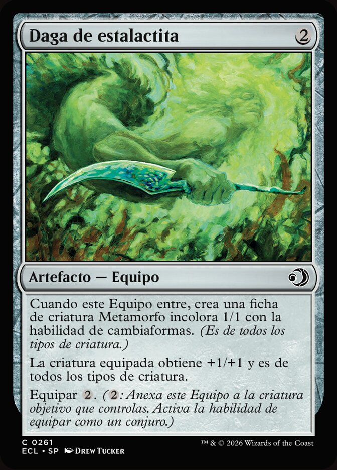 Daga de estalactita