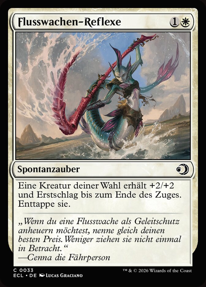 Flusswachen-Reflexe