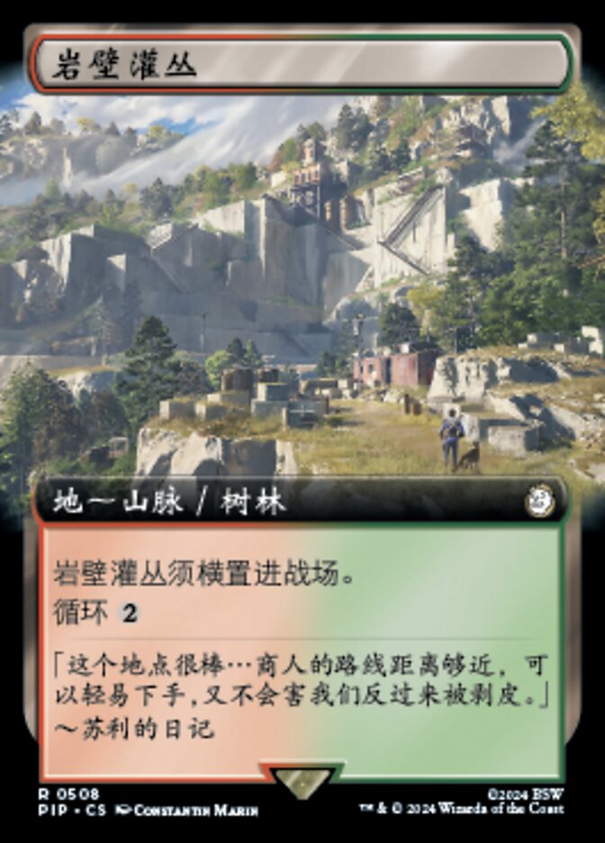 岩壁灌丛