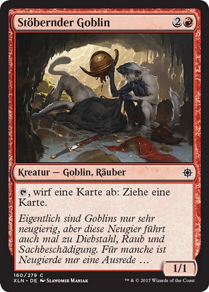 Stöbernder Goblin