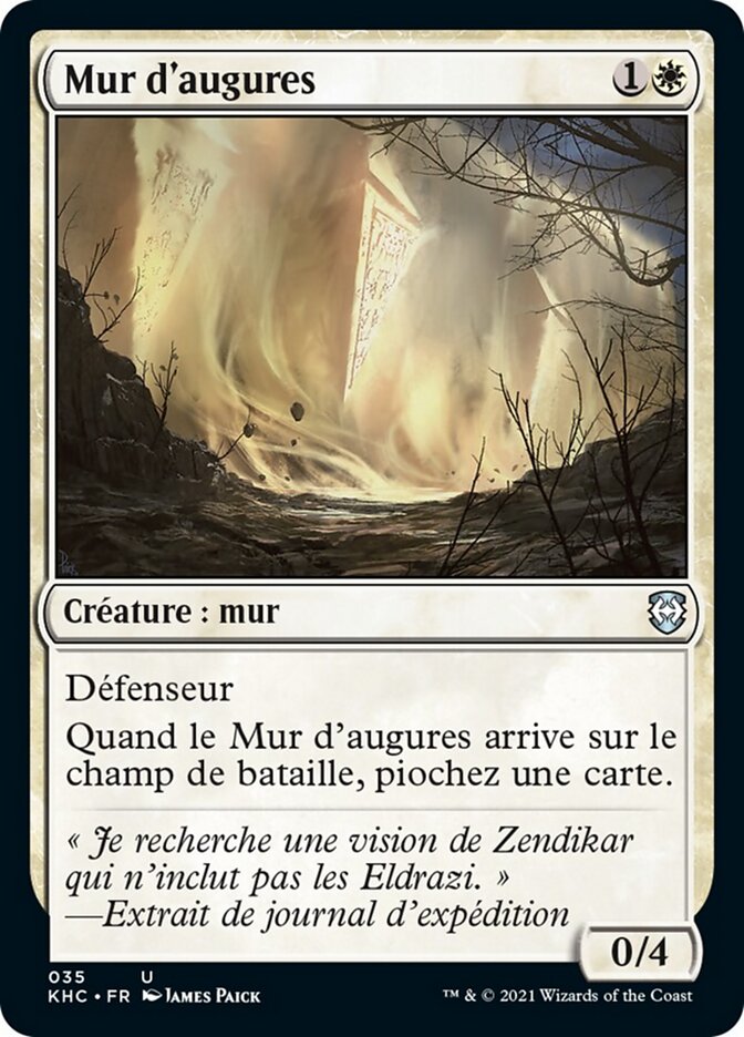 Mur d'augures