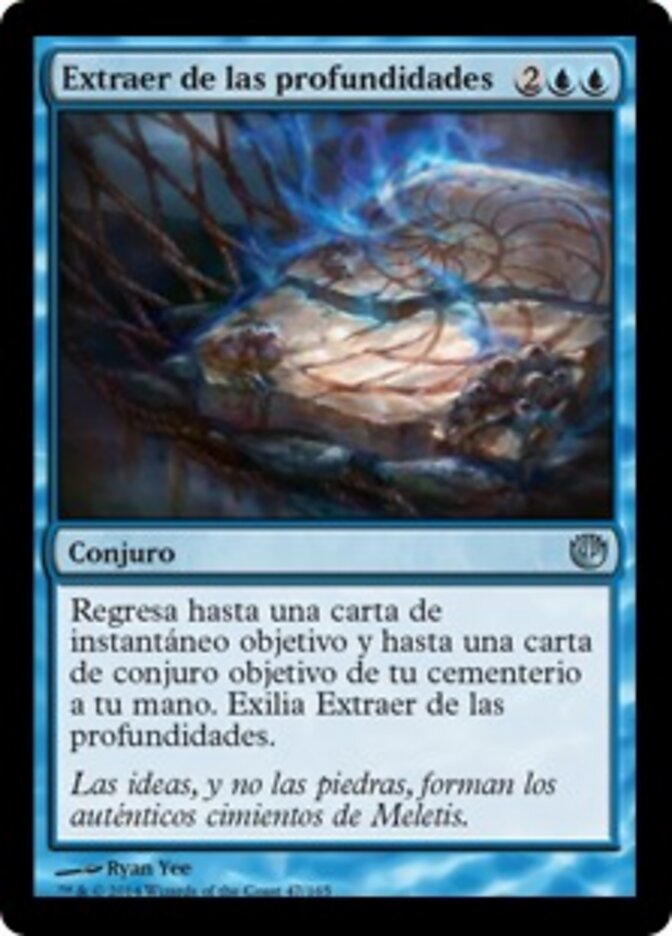 Extraer de las profundidades