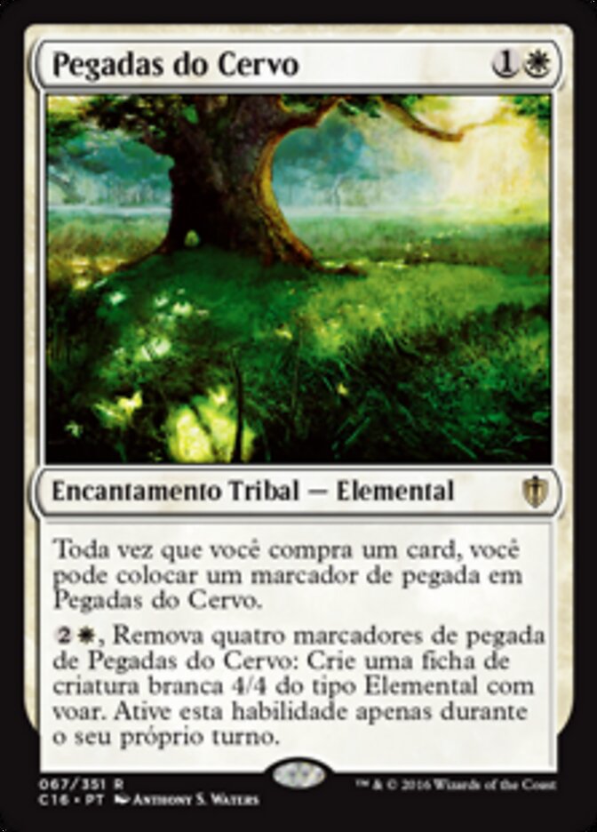 Pegadas do Cervo