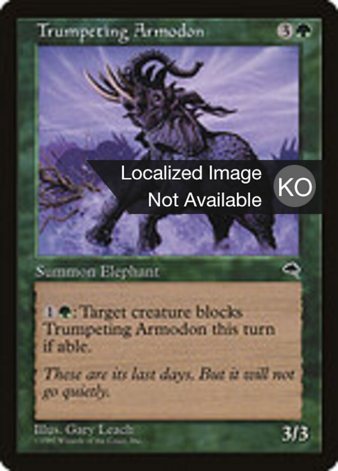 Trumpeting Armodon