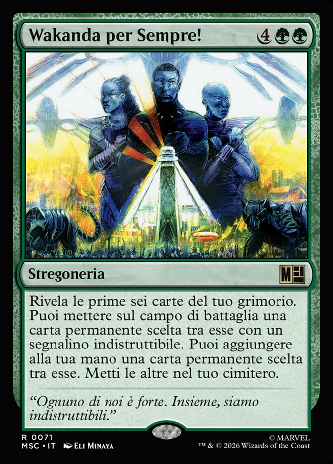 Wakanda per Sempre!