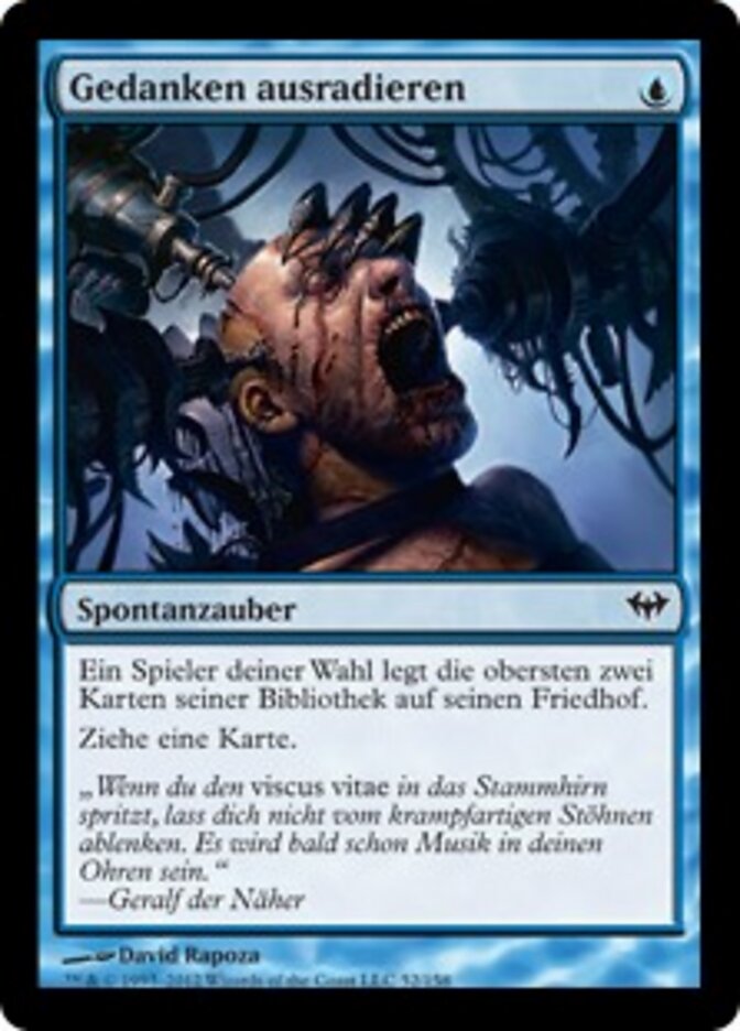 Gedanken ausradieren