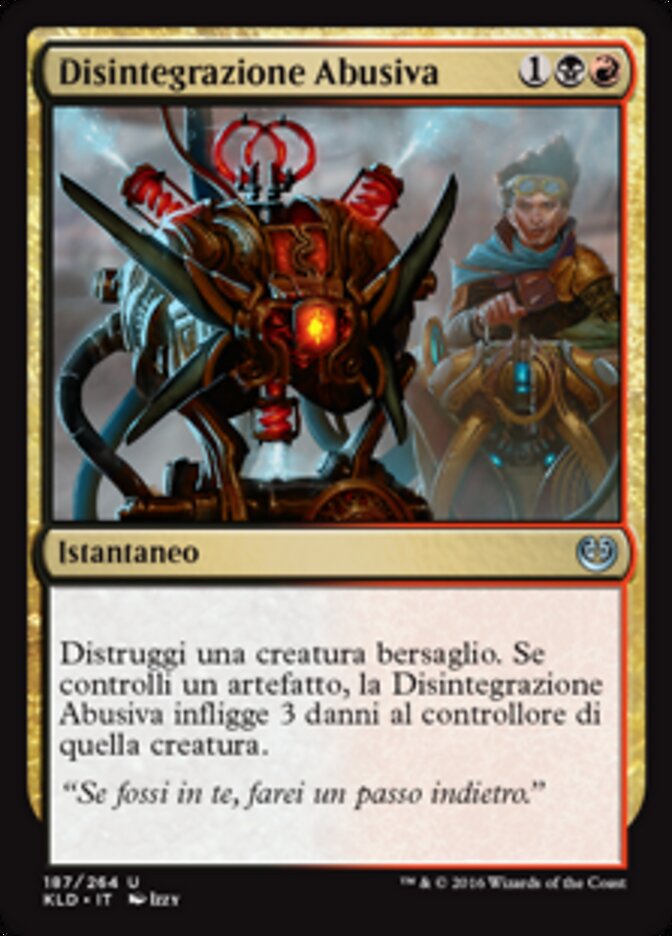 Disintegrazione Abusiva
