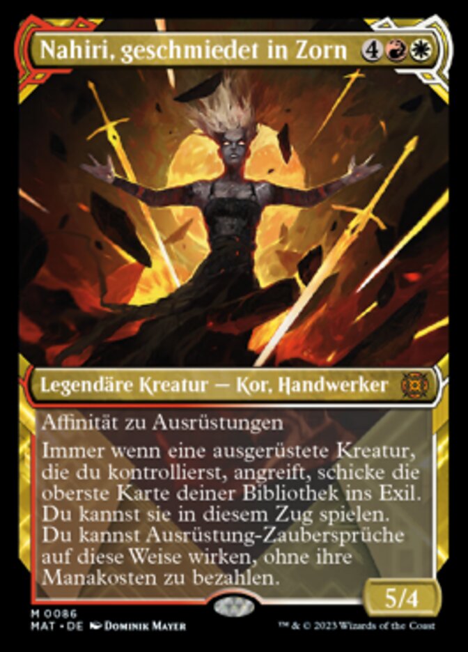 Nahiri, geschmiedet in Zorn