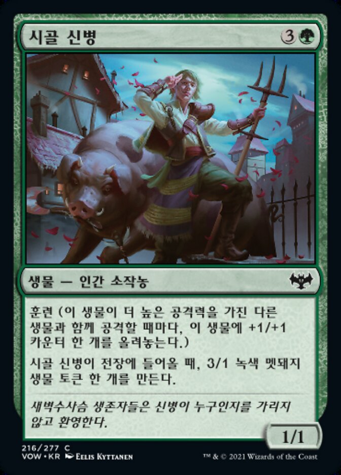 시골 신병