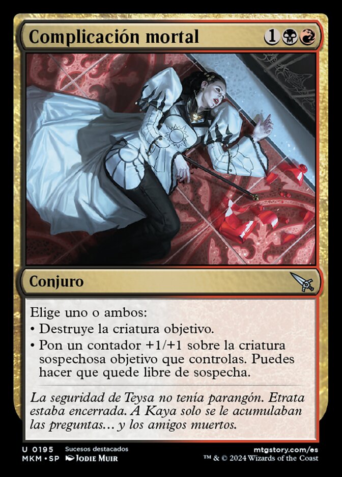 Complicación mortal