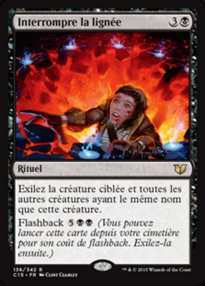 Interrompre la lignée