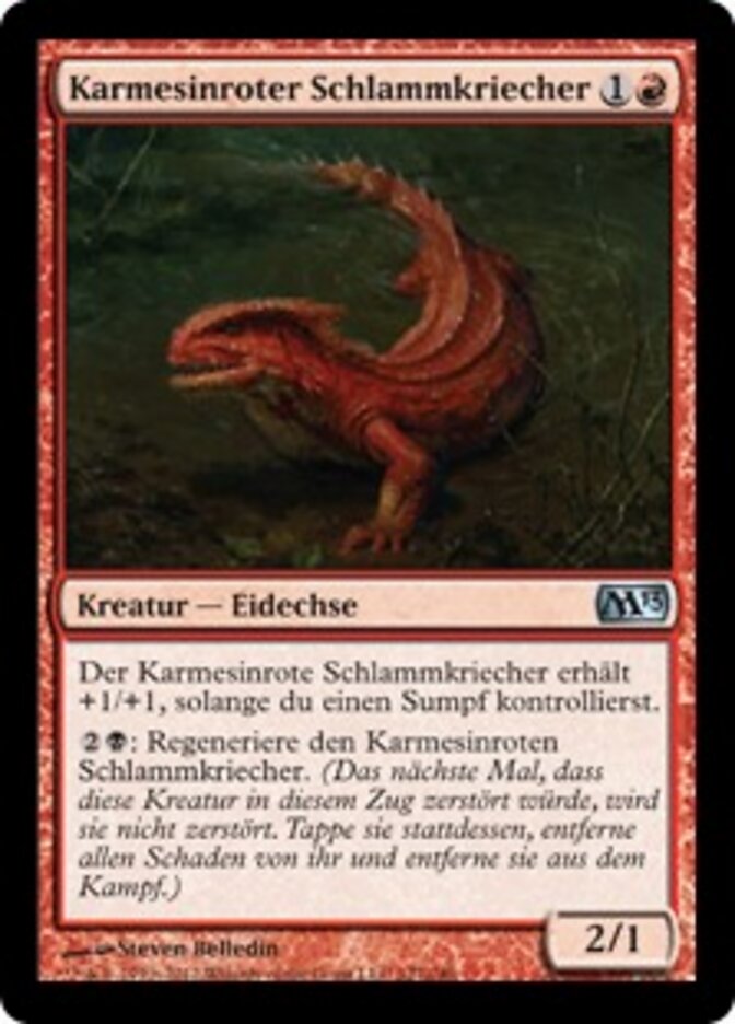 Karmesinroter Schlammkriecher