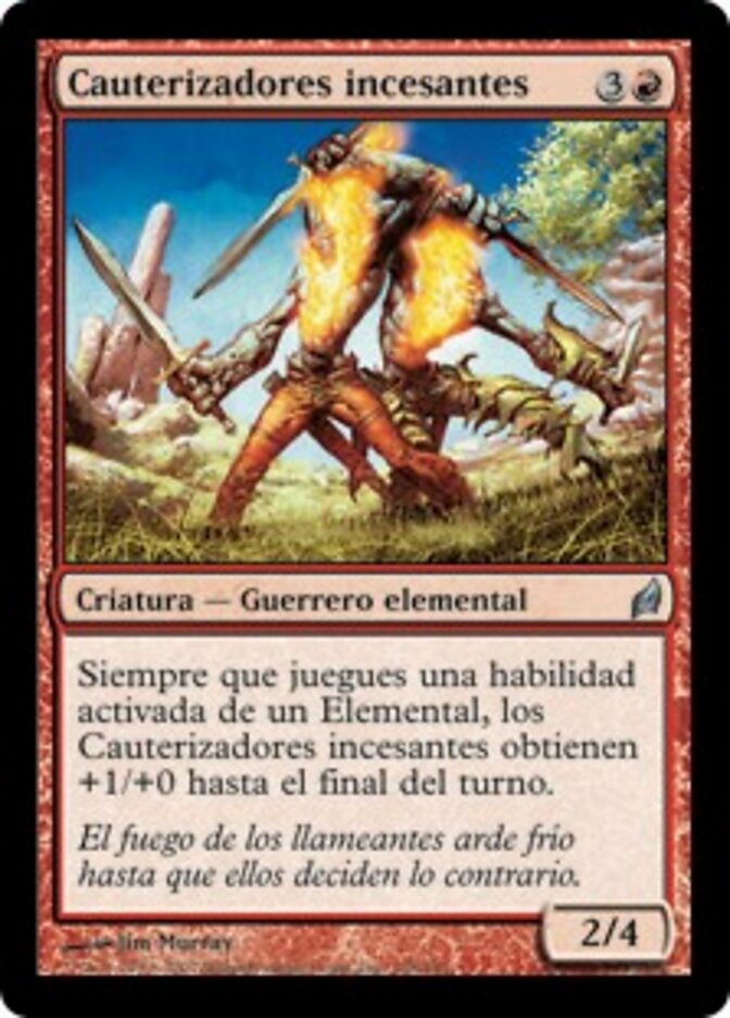 Cauterizadores incesantes