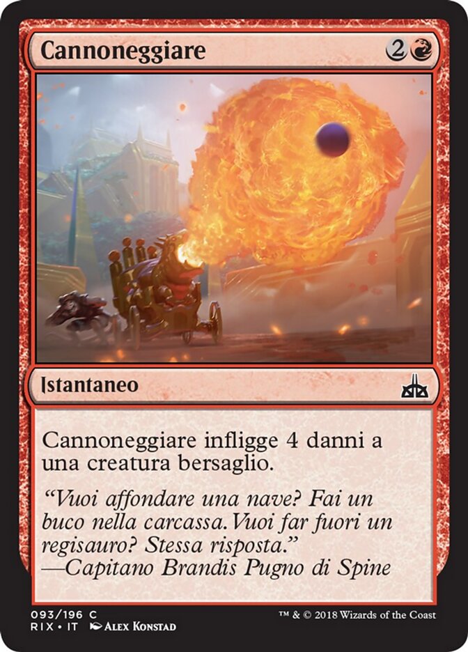 Cannoneggiare