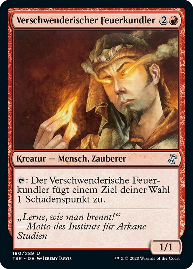 Verschwenderischer Feuerkundler