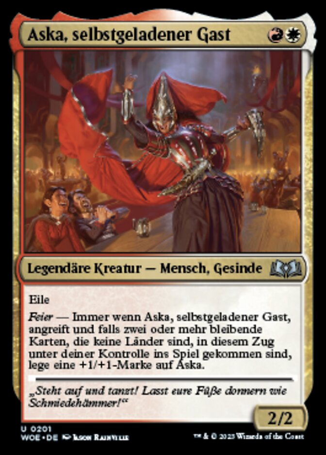 Aska, selbstgeladener Gast