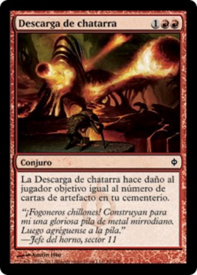 Descarga de chatarra