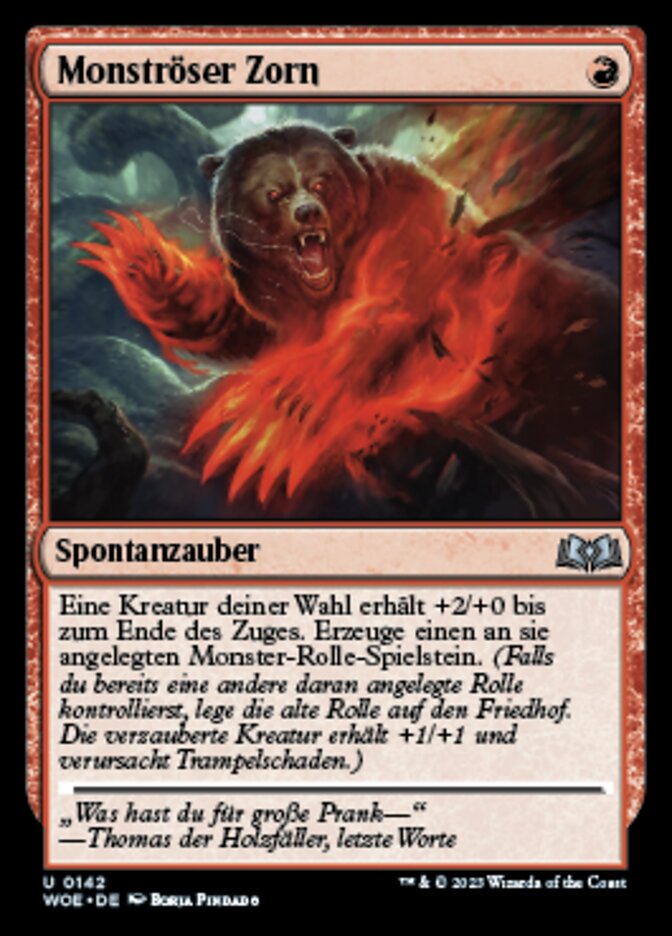 Monströser Zorn