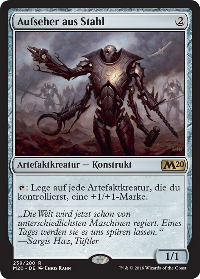 Aufseher aus Stahl